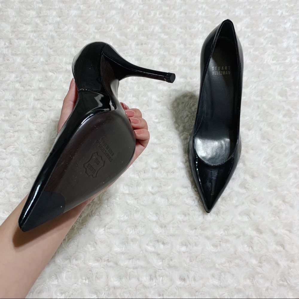 Vintage Stuart Weitzman Balck Leather Pump